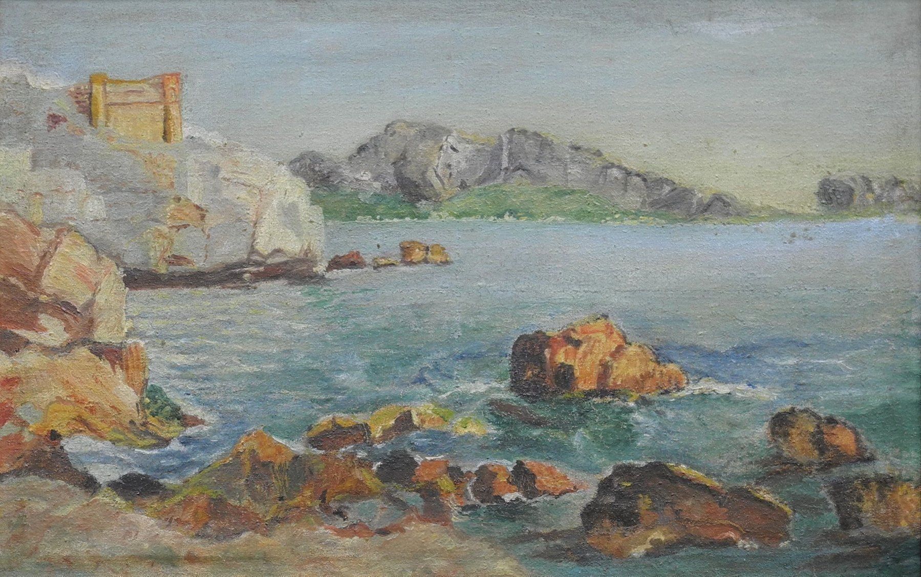 Dipinti: Französische Küstenlandschaft – Usato da Wünnewil-Flamatt venduto da ImposantArt 1