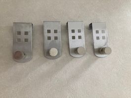 Türhaken Edelstahl 4er Set