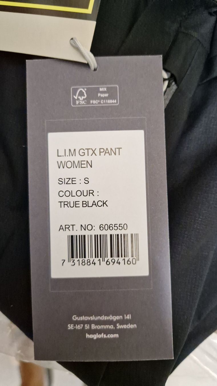 Haglöfs Pantalons: Haglöfs Regenhose NEU L.I.M GTX Women – Neuf avec emballage d'origine à Dübendorf par matthiasrufener 5