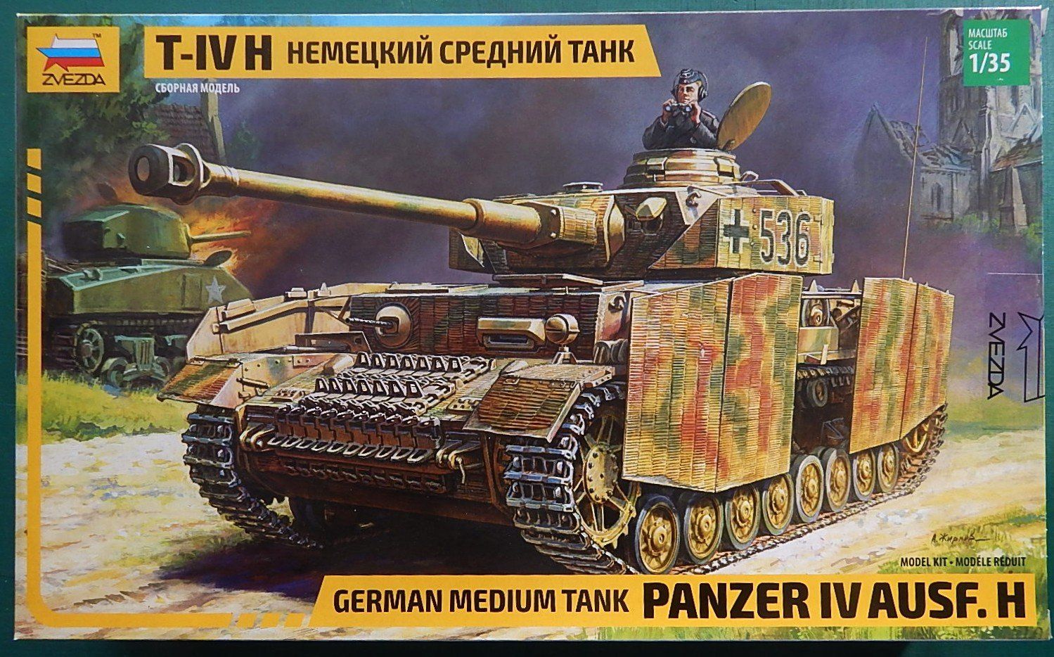 Zvezda Kit di modellismo & Modellini statici: Panzer IV Ausf. H – Nuovo e nell'imballaggio originale da Neuchâtel venduto da PAB2000