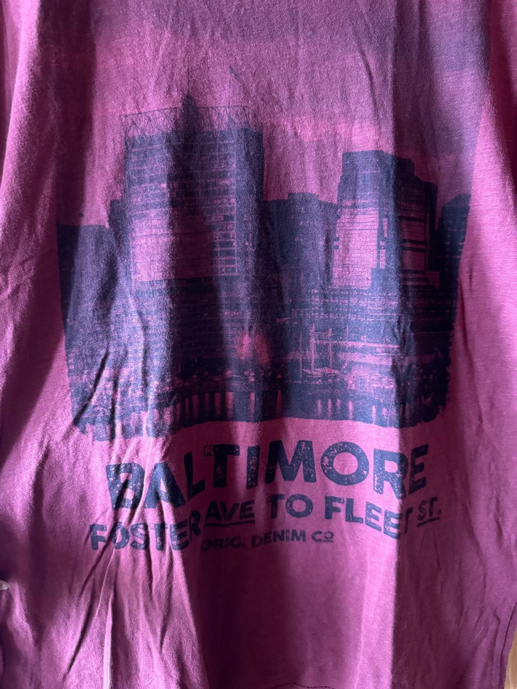 T-shirt: Dunkelrotes T-Shirt Gr. S – Usato da Grosswangen venduto da SALE_SALE_SALE 3