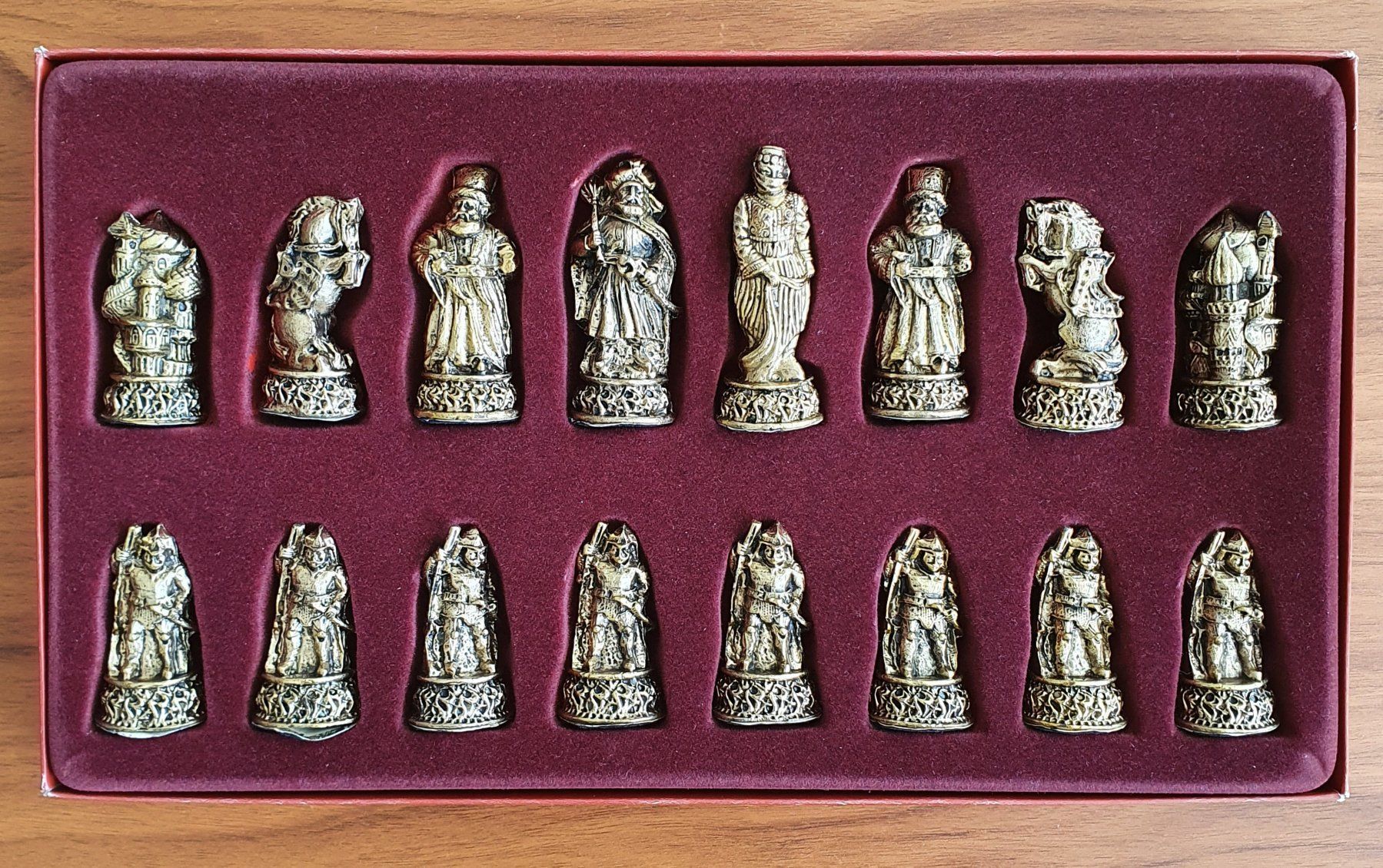 Statuette: Schachfiguren aus Metall "Padischah" – Nuovo (secondo la descrizione) da Fischbach-Göslikon venduto da Rosatt 1