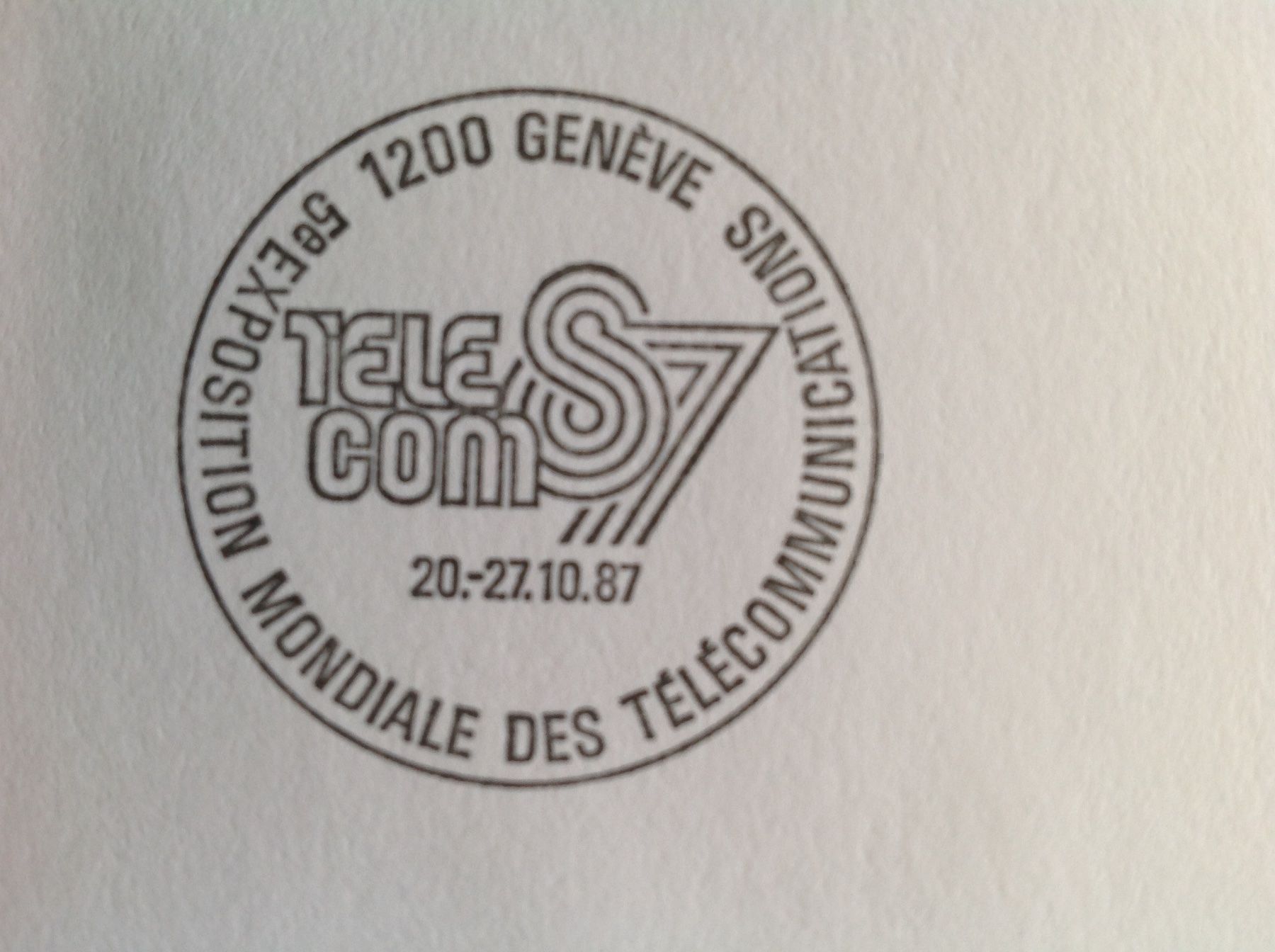 Tutti i francobolli: Sonderstempel Geneve 1987 – Usato da Horw venduto da Luki49 1