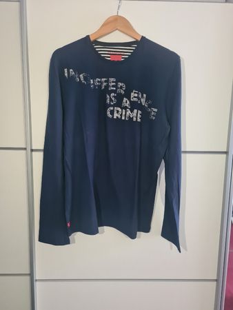 Levi Strauss Langarmshirt dunkelblau Grösse M gebraucht