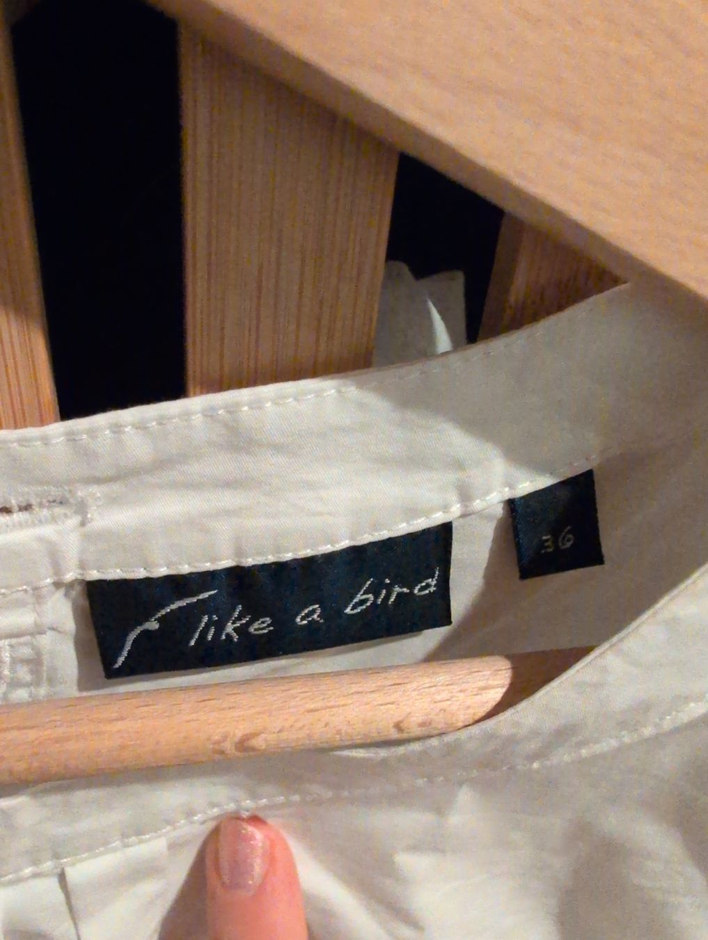 Blusen: Weisse Bluse Gr. S von Like a Bird – Gebraucht aus Unterlunkhofen von SophieS. 3
