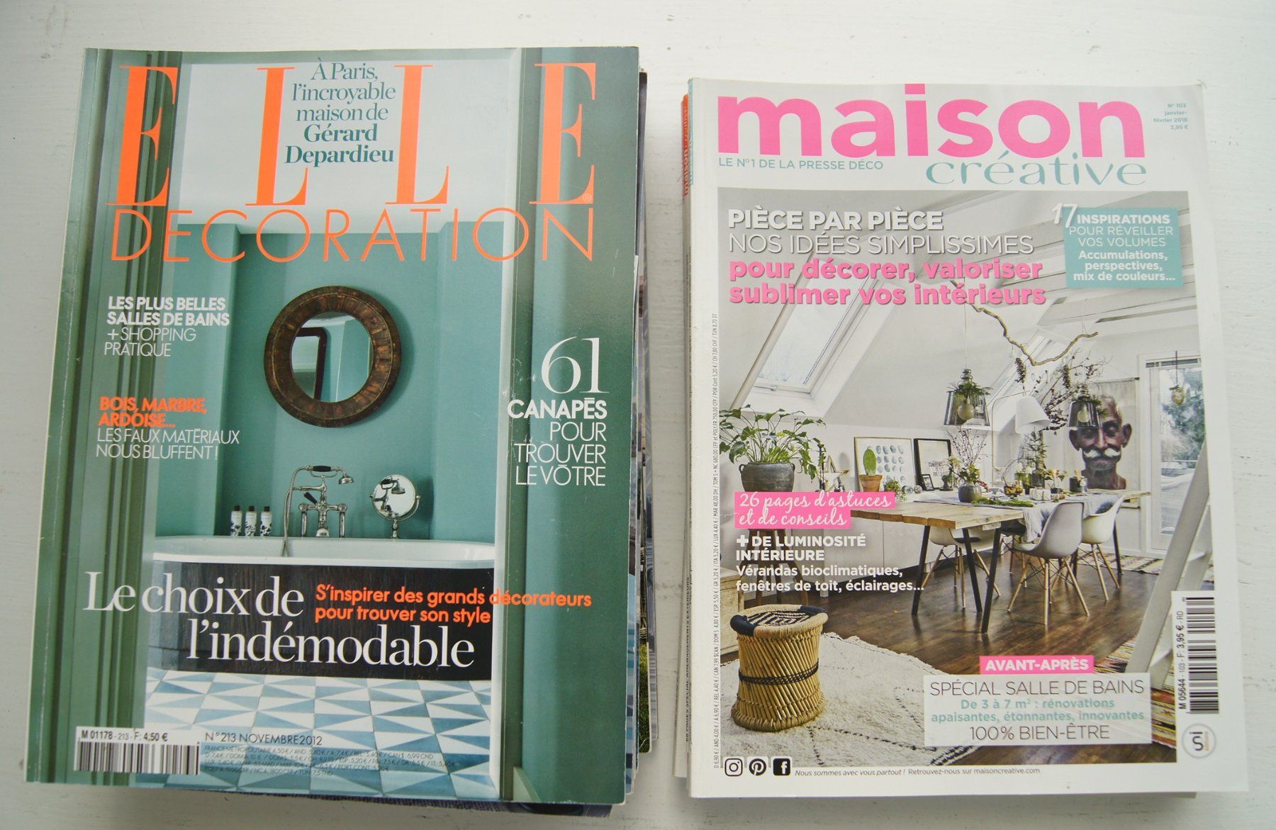Zeitschriften & Magazine: 17 magazines Elle Decoration et Maison Creative – Gebraucht aus Fribourg von erw_68dx