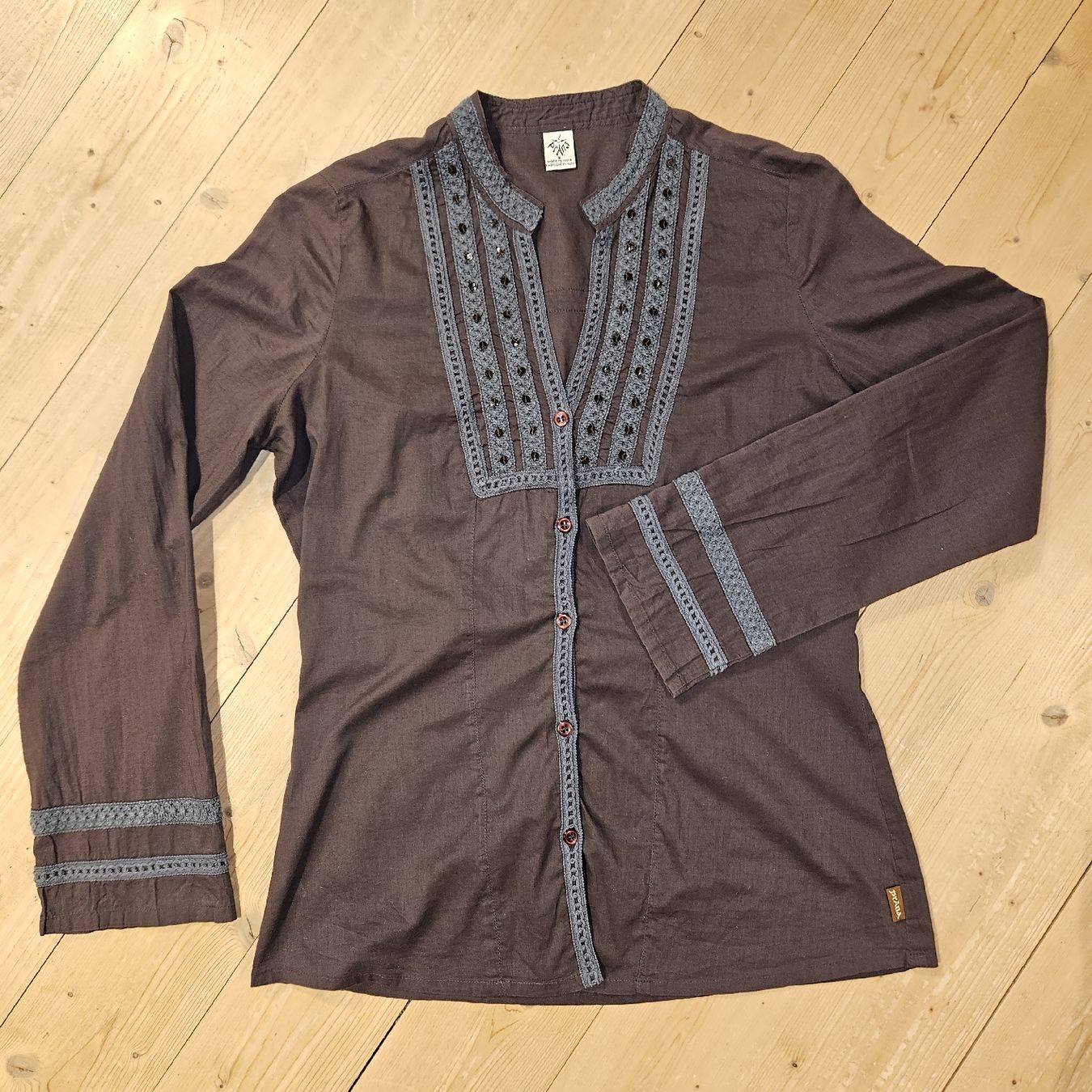 Camicette: Prana Bluse mit Paietten, Gr S – Usato da Casaccia venduto da Diala1