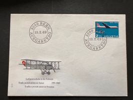 Luftpost Erstag FDC 1969  (R108)