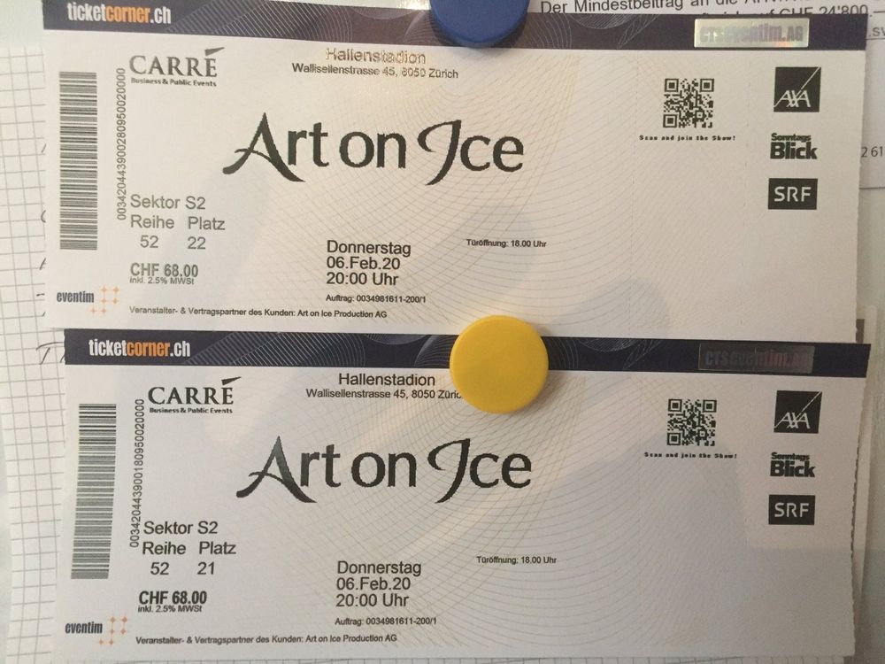 Art on Ice Tickets Kaufen auf Ricardo