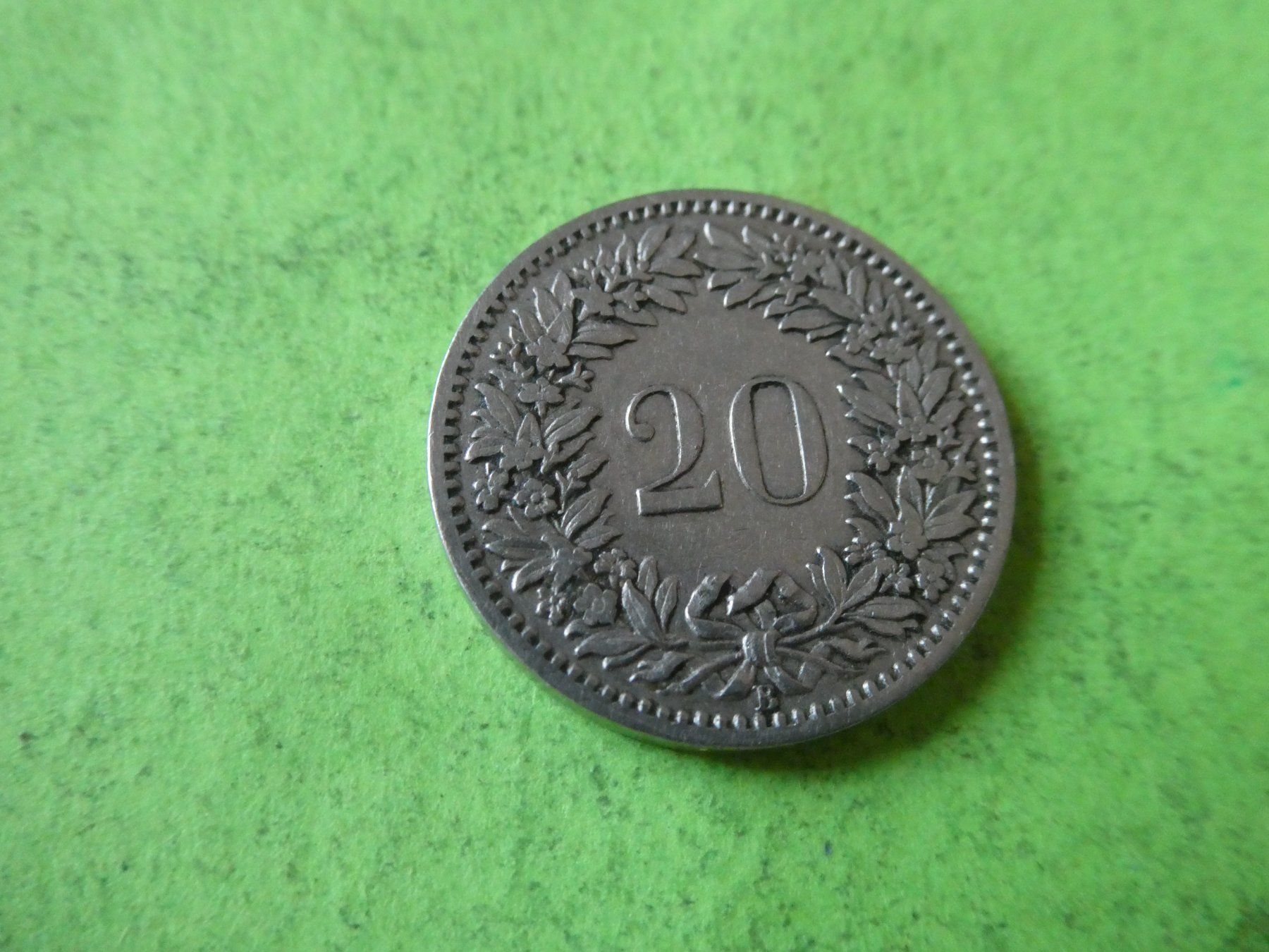 Toutes les monnaies: Schweiz 1887, 20 Rappen – D'occasion à Hinterforst par Rohusri 1