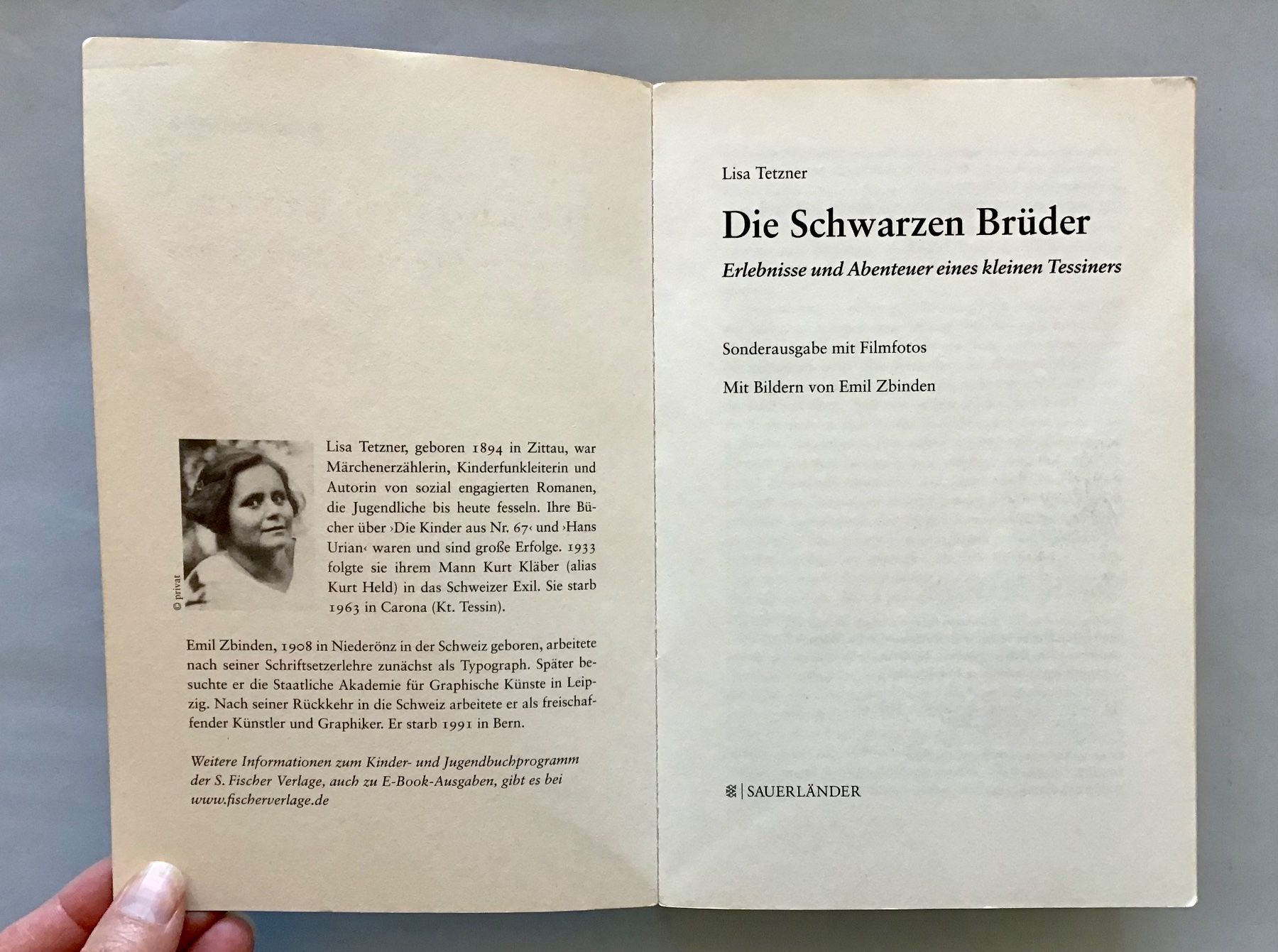 Libri: Lisa Tetzner: Die Schwarzen Brüder – Usato da Bubendorf venduto da Alpenheidi 2