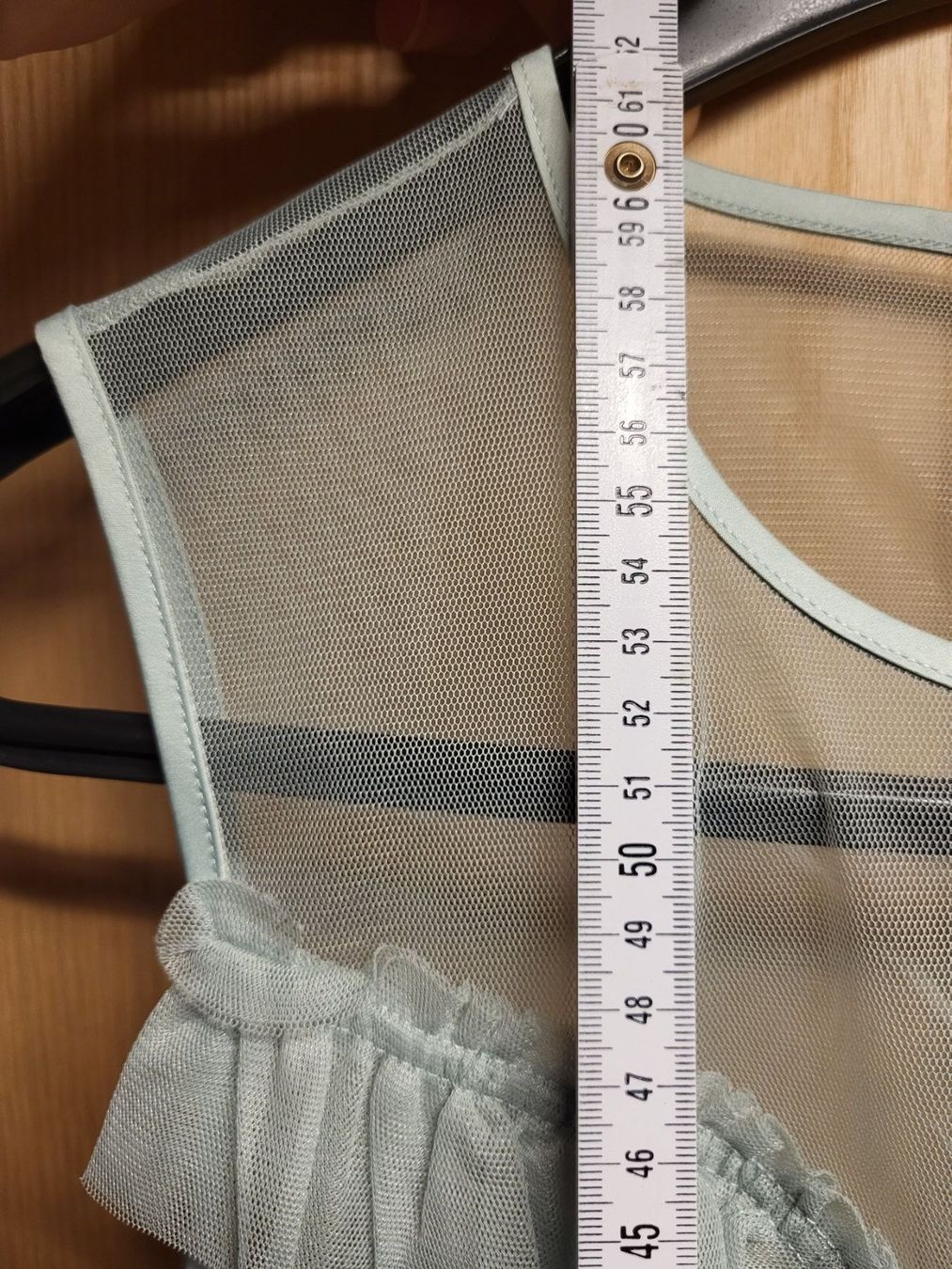 H&M Top: Top ärmellos, Bluse ohne Ärmel luftig leicht, mintfarben – Usato da Dorf venduto da Mischa2010 8