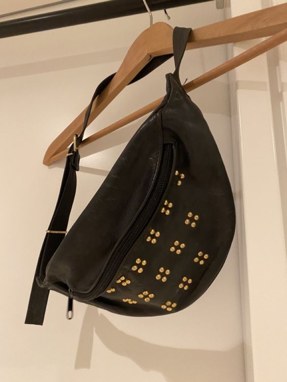 Dianzan Hobo-Tasche Aus Leder Nieten Für Damen, Y2 Produktbild-Vorschau 6