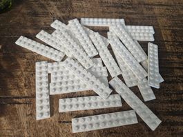 lego 3832 lot de 25 pièces White Plate 2 x 10