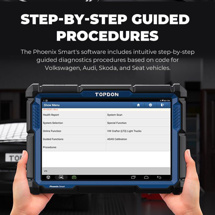 Alle Werkzeuge: TOPDON PHOENIX SMART KFZ Diagnosegeräte OBD Tester – Neu und originalverpackt aus Malans GR von BUYBEST-Schweiz 7
