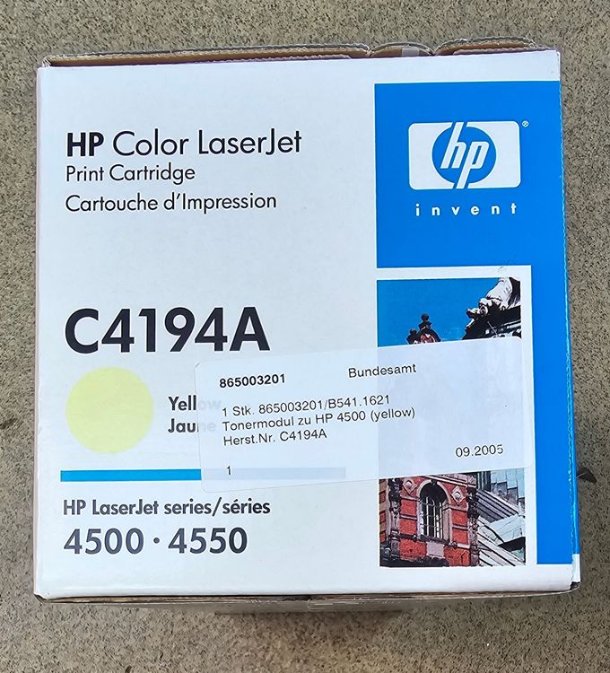 HP Canon Toner Patronen C4191A C4192A C4193 C4194 EP-83 C (Neu und ...