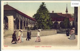 Luzern - Alter Kirchhof - animee - Litho