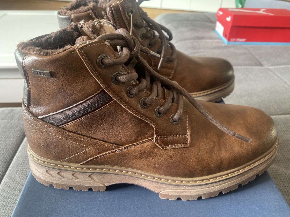 Tom Tailor Scarpe da uomo: Tom Tailor Winterschuhe Gr. 40 Wasserdicht – Nuovo e nell'imballaggio originale da Läufelfingen venduto da Alles_Garantie 2