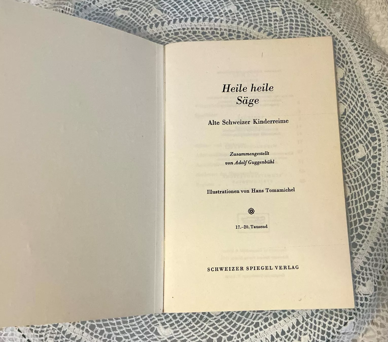 Bücher: HEILE HEILE SÄGE – Gebraucht aus Zell LU von Silvermemory 4