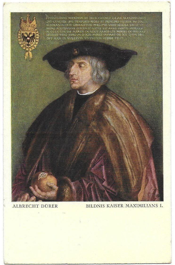 Cartoline postali: Bildnis Kaiser Maximilians I. – Usato da Kloten venduto da kanschweiz