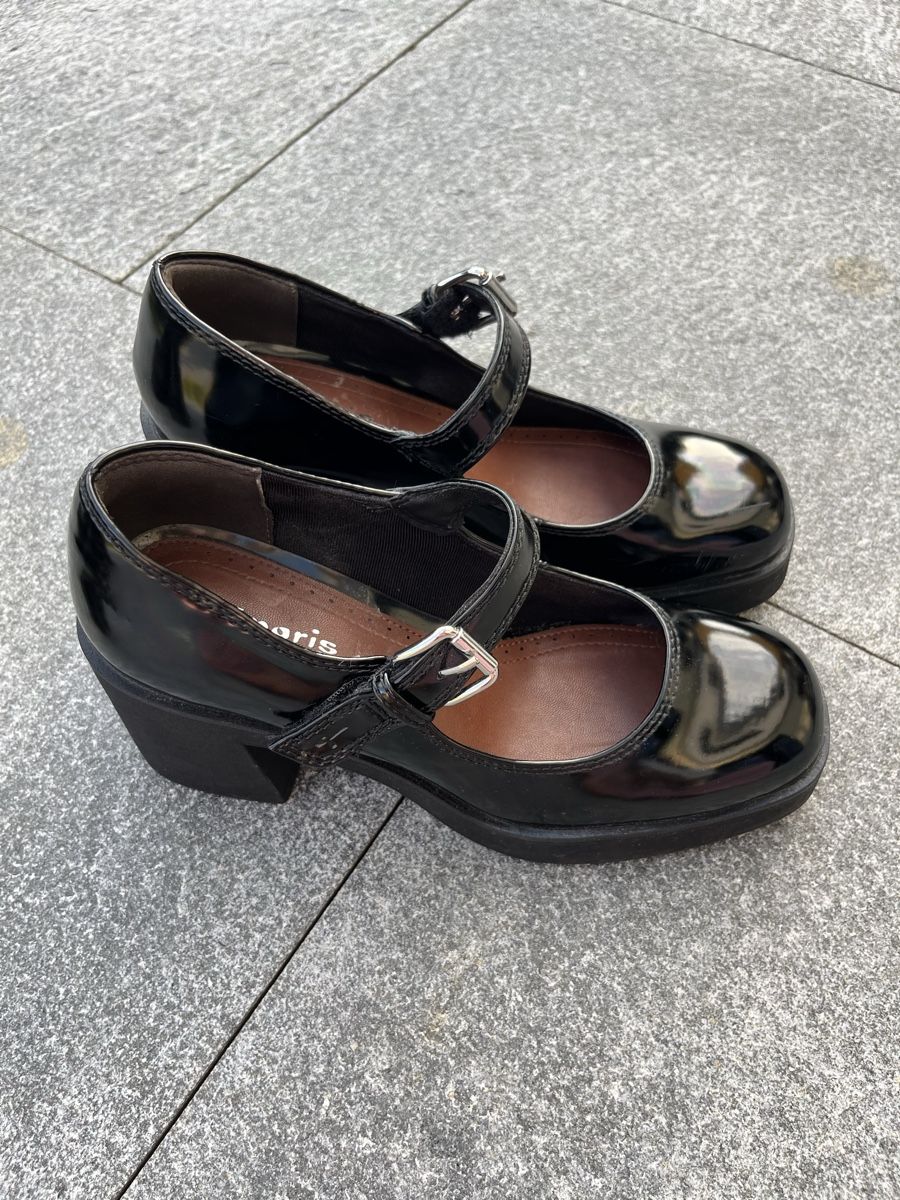 Tamaris Scarpe da donna: Tamaris Plateaupumps black – Usato da Unterseen venduto da kel_pz67 1