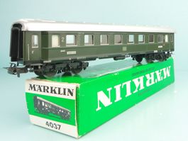 Märklin 4037 D-Zug wagen 2. Klasse , Blech, NEUWERTIG