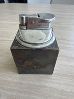 Feuerzeug Gas Metall silberfarben Tischfeuerzeug Gebraucht