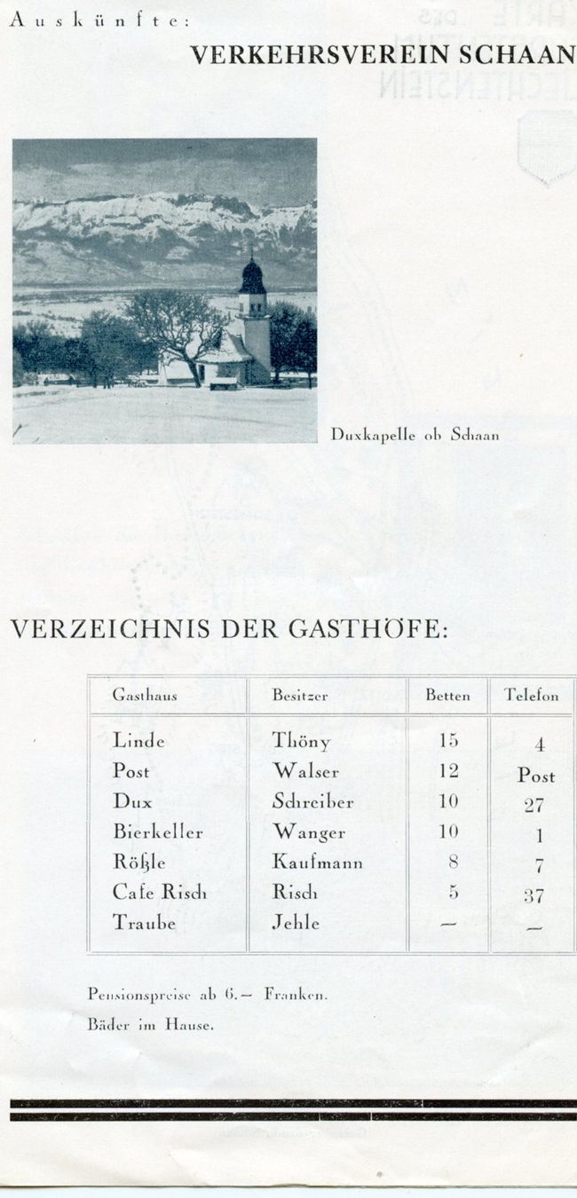 Dokumente: Prospekt Schaan Liechtenstein – Gebraucht aus Ruggell von spalkur42 4