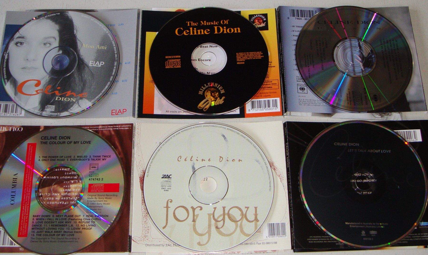 CD: 6CD's - Celiner Dion – Usato da Unterbäch VS venduto da diquq 8