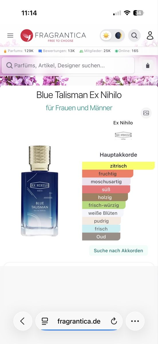 Profumi & Eau de Toilette: Ex Nihilo Blue Talisman , 2 ml – Usato da Sursee venduto da nri_sbv9 1