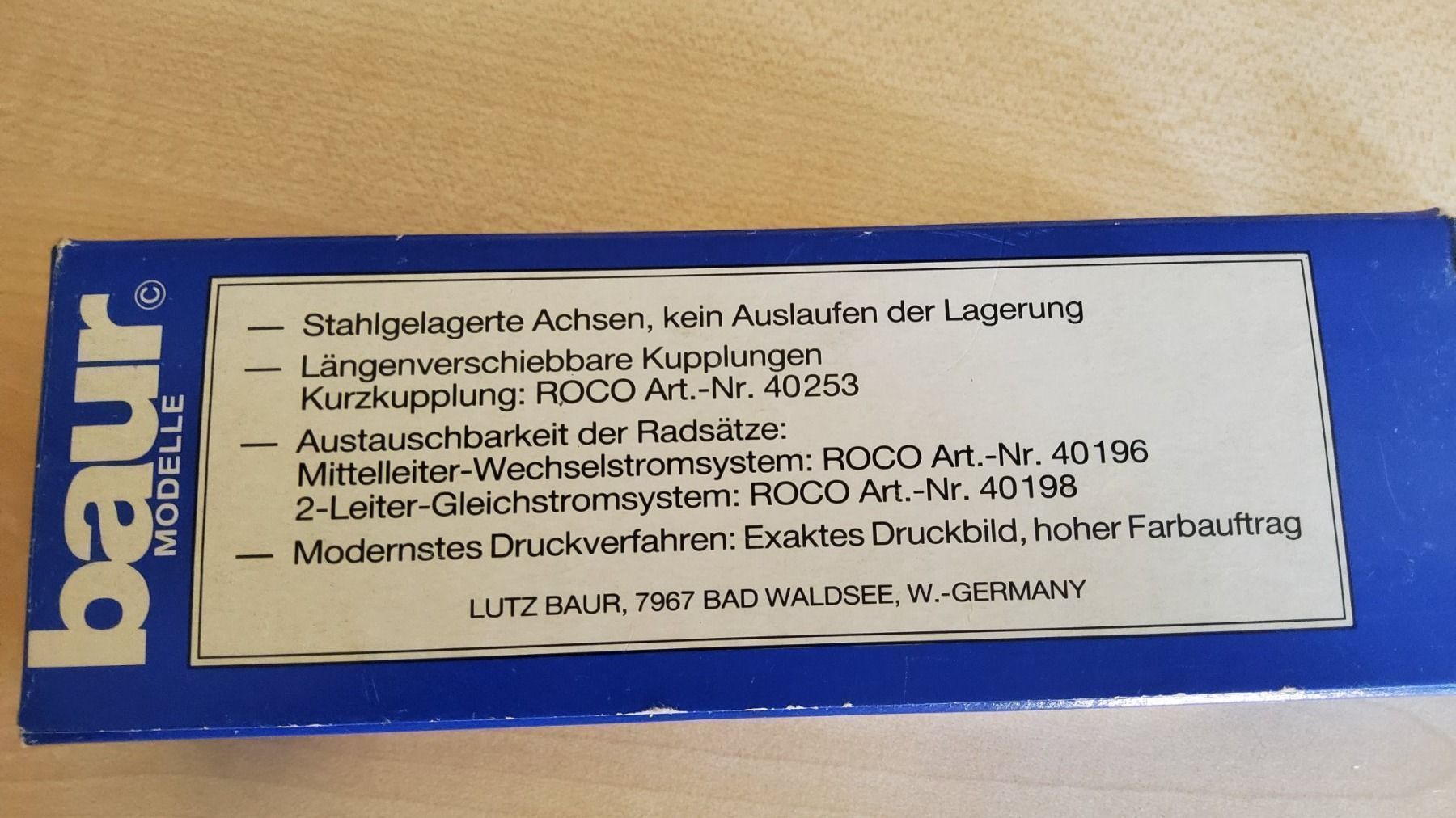 Modelleisenbahnen: Modelleisenbahn "3 Güterwagen" H0 Baur – Gebraucht aus Grüningen von VENOM59 5