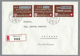 1942, ALTSOFF, EING. SATZBRIEF Z/254-256, 0 CHIASSO, Ia
