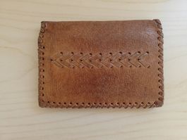 Portemonnaie Portmonee Leder braun