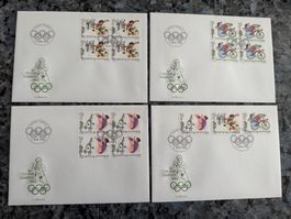 4 Ersttagsbriefe Fürstentum Liechtenstein ( 32)