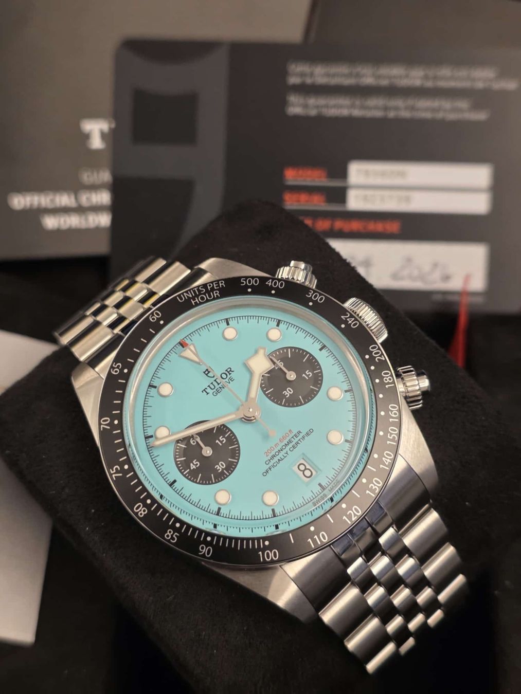 Tudor Orologi: Tudor Black Bay Chrono Flamingo – Usato da Chur venduto da san_c8ld