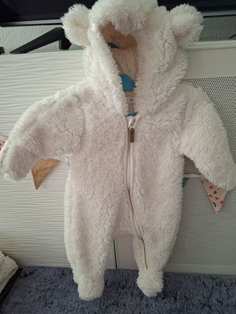 Baby-Overall mit Bärenohren von H&M, Grösse 56