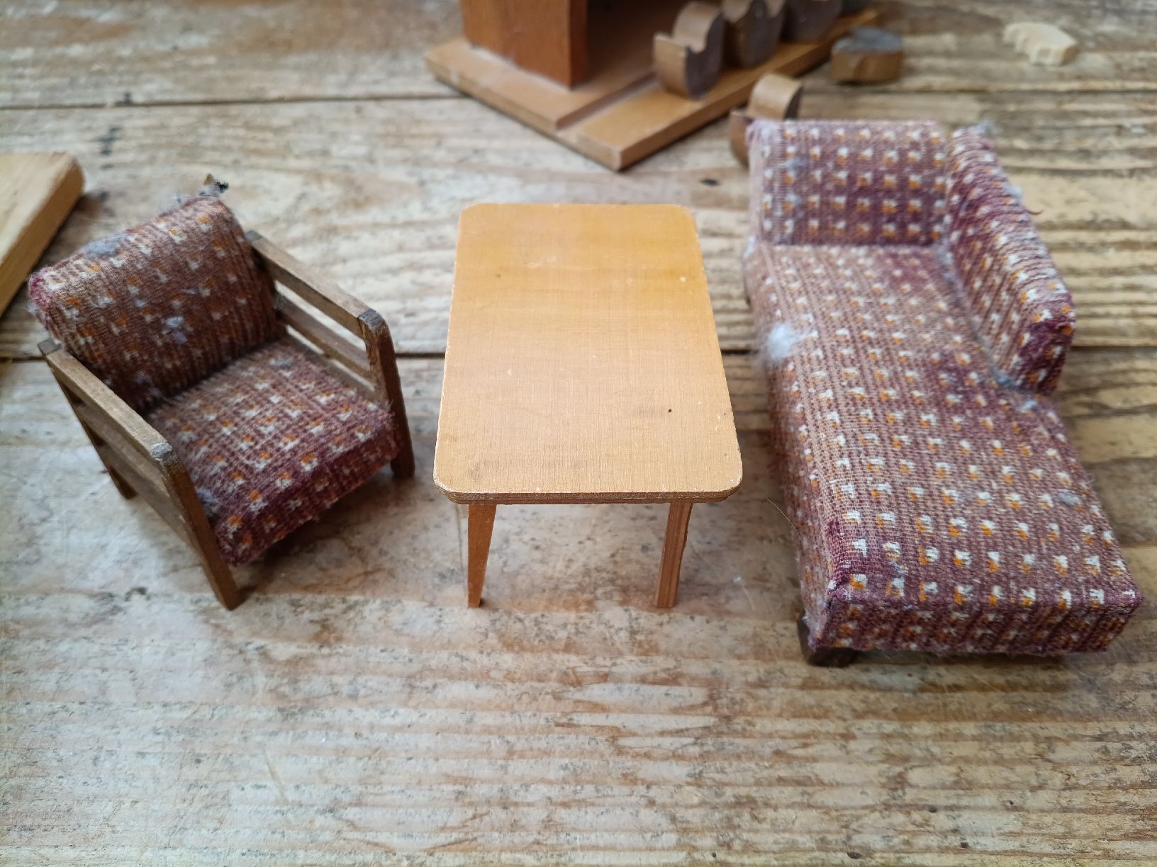 Case e mobili per bambole: Spiel Bauernhof Holz – Usato da Wernetshausen venduto da KS8340 9