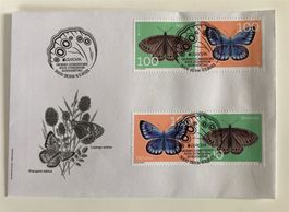 PAARE FDC neue Sommervögel PAARE WAAGRECHT !!!