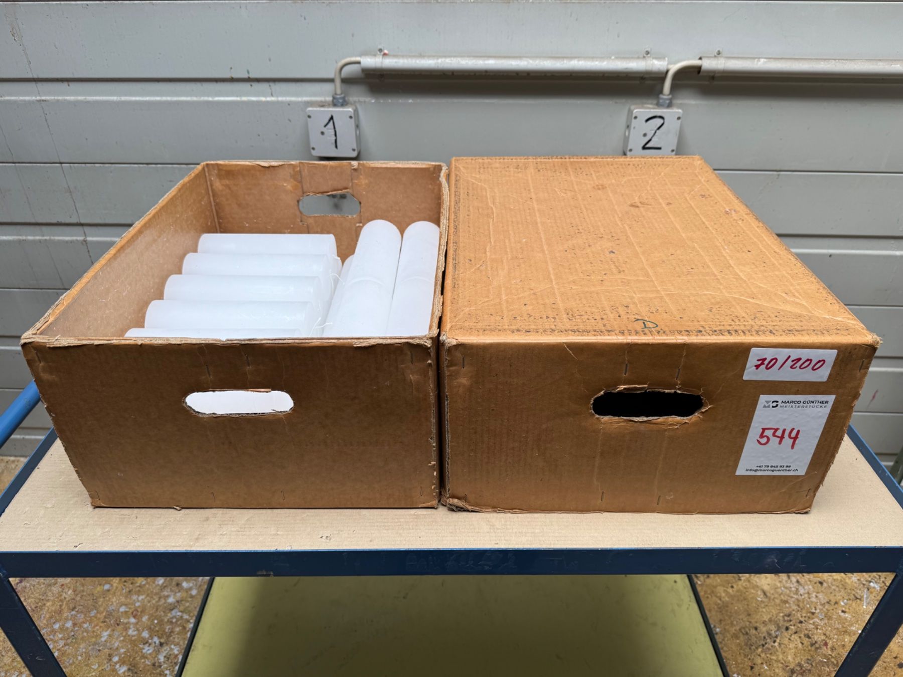 Candele: 544 Posten Raureifkerzen aus Liquidation – Usato da Derendingen venduto da Meisterstuecke 1