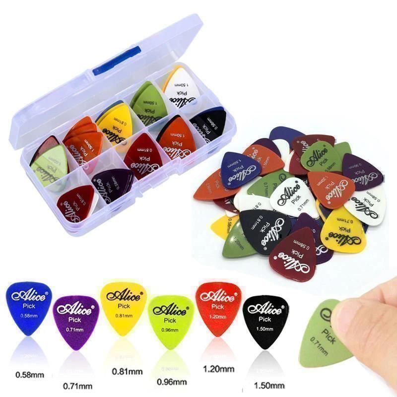 Strumenti musicali: 50 Stück E-Gitarre Plektrum – Nuovo e nell'imballaggio originale da Gurmels venduto da Swisspod 2
