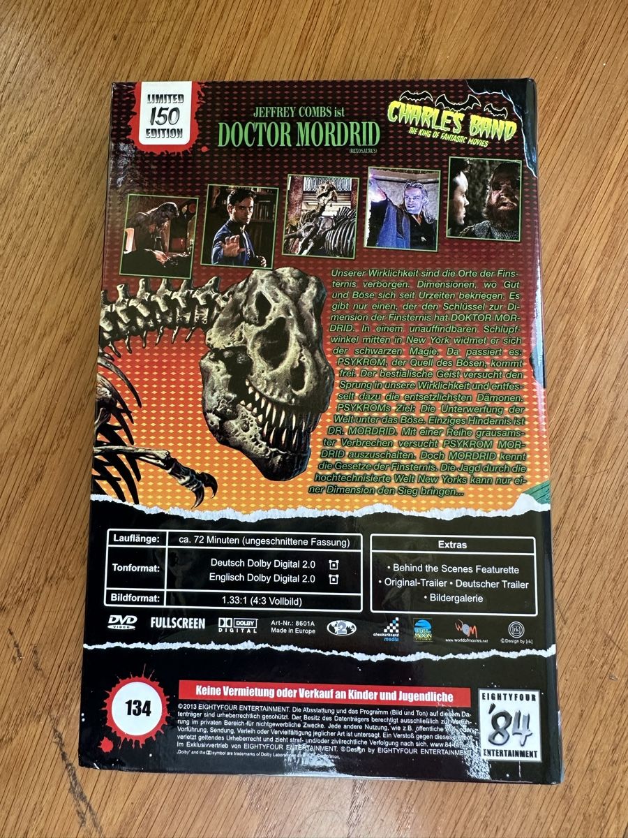 Alle DVDs: Doktor Mordrid grosse Hartbox 84 Entertainment – Gebraucht aus Benken ZH von Audi-erich 1