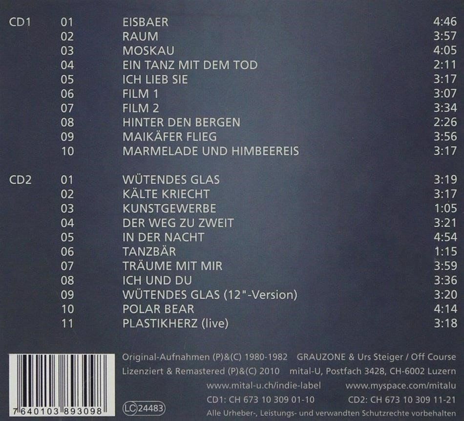 CDs: Grauzone / Eisbär – D'occasion à Adetswil par Rrenis 1