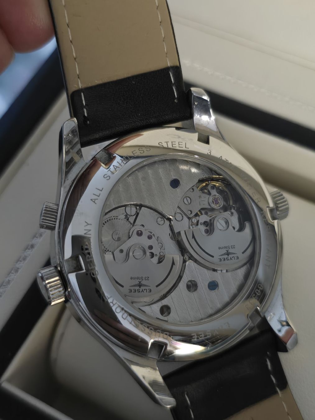 Orologi: Montre Elysee Dual Time Automatique – Usato da Les Acacias venduto da watinjo 3