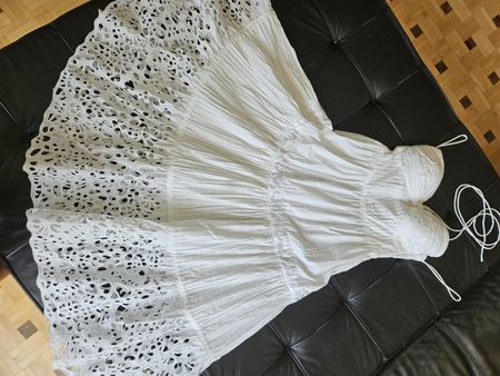 Traumhaftes weißes Sommerkleid – XS/S – Romantisch & feminin