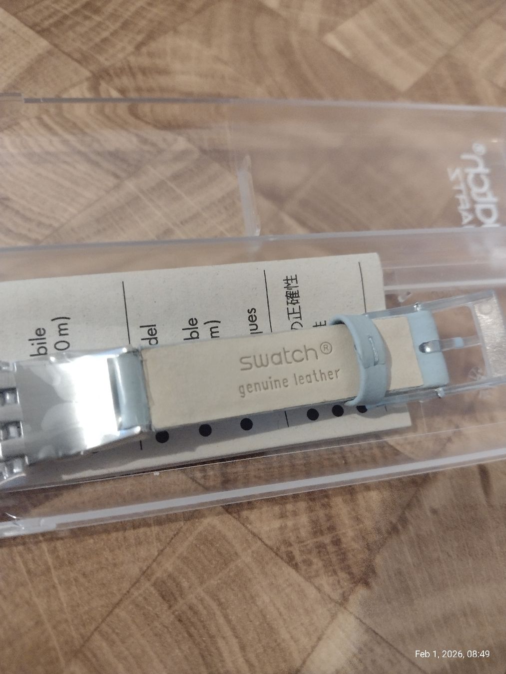 Swatch Orologi: Like New Swatch Watch: Silver & Blue Details – Usato da Zürich venduto da TrainLine 6