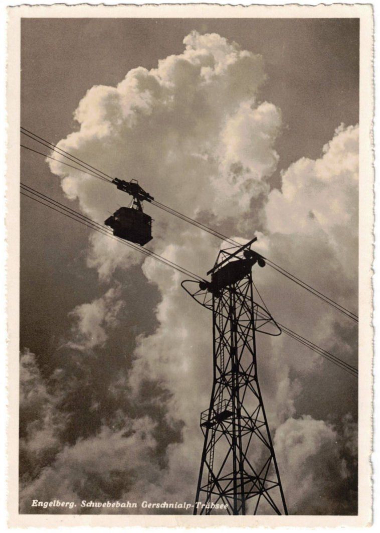 Cartoline postali: Engelberg - Luftseilbahn Gerschnialp--Trübsee – Usato da Binningen venduto da Mountainrider