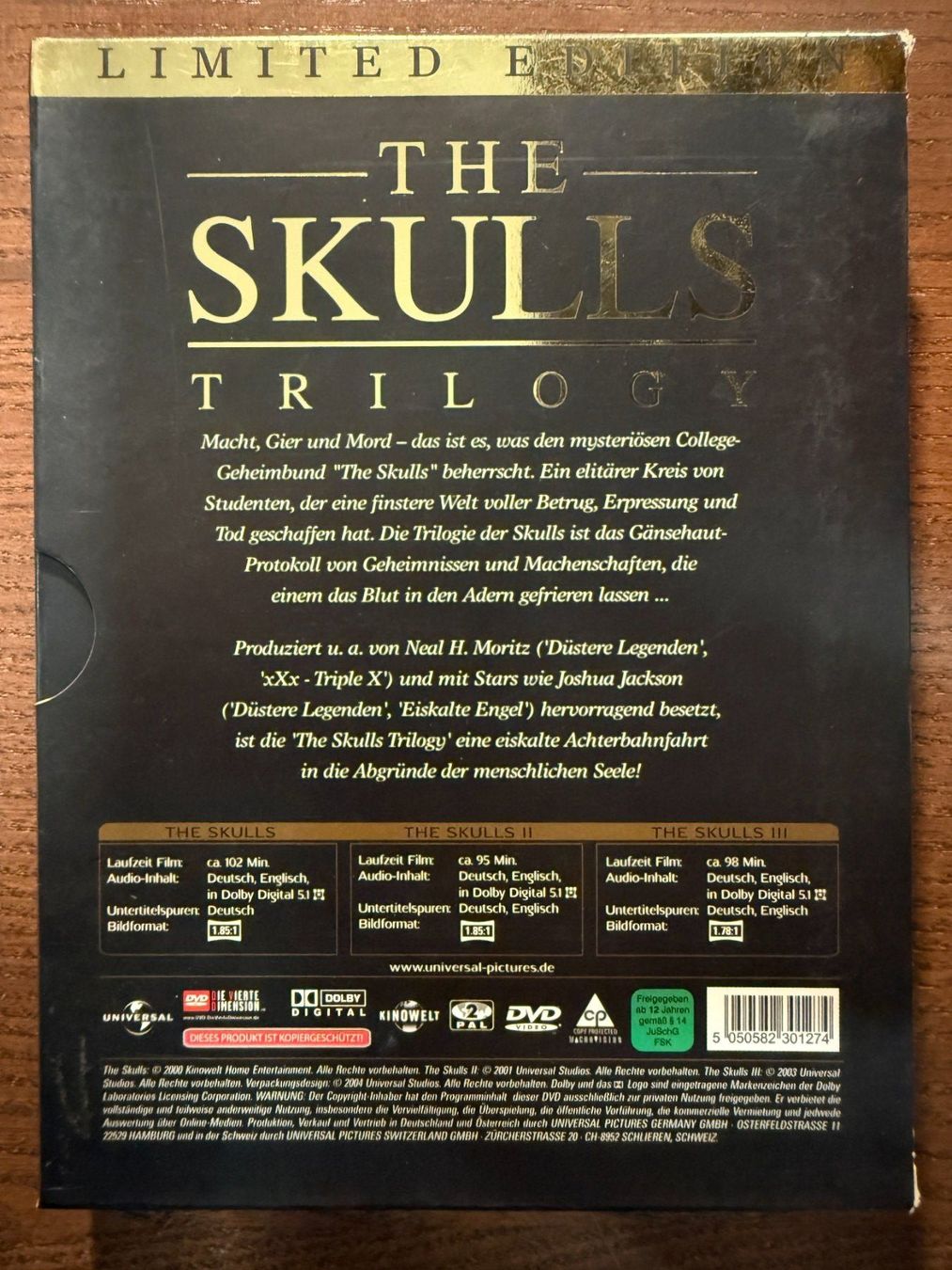 Tutti i DVDs: The Skulls Trilogy - Limited Edition – Usato da Zürich venduto da FilmFreunde 1