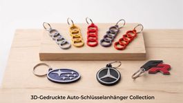 Exklusive 3D-Gedruckte Auto-Schlüsselanhänger