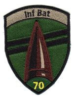 Badge Inf Bat 70 grün