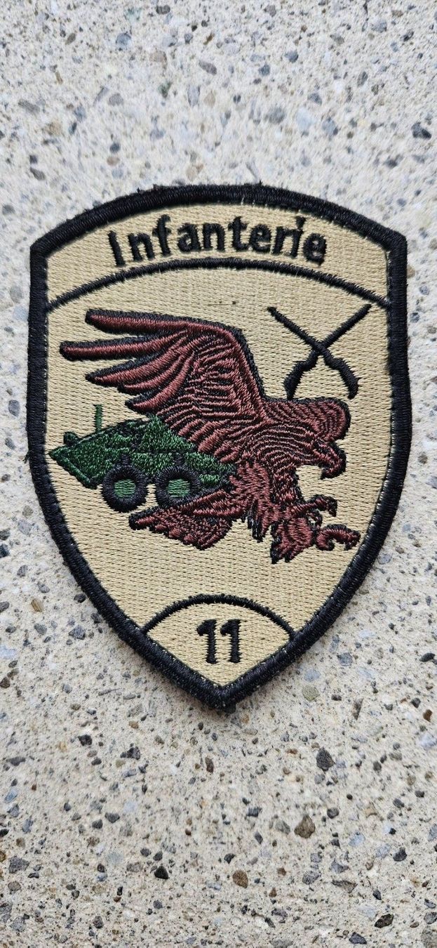 Schweizer Armee Placchette & Badge: *** Badge Infanterie 11 mit klett *** – Nuovo (secondo la descrizione) da Riedholz venduto da fr_sIruP